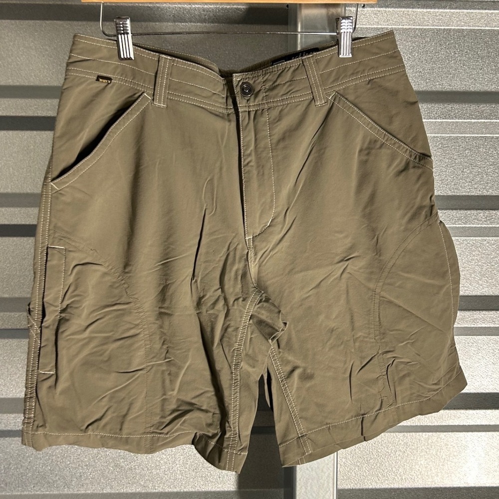 Kuhl Shorts Mens 34 Brown Hiking Outdoor Gorpcore Technical Cargo Stretch